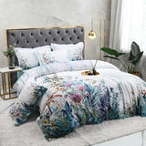 White Blossom Egyptian Cotton Bedding Set DECORATIQ | Home&Decor