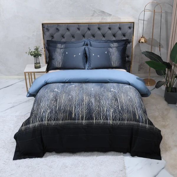 Midnight Forest Egyptian Cotton Bedding Set