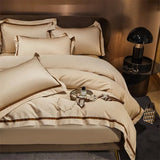 Golden Serenity Cotton Bedding Set DECORATIQ | Home&Decor