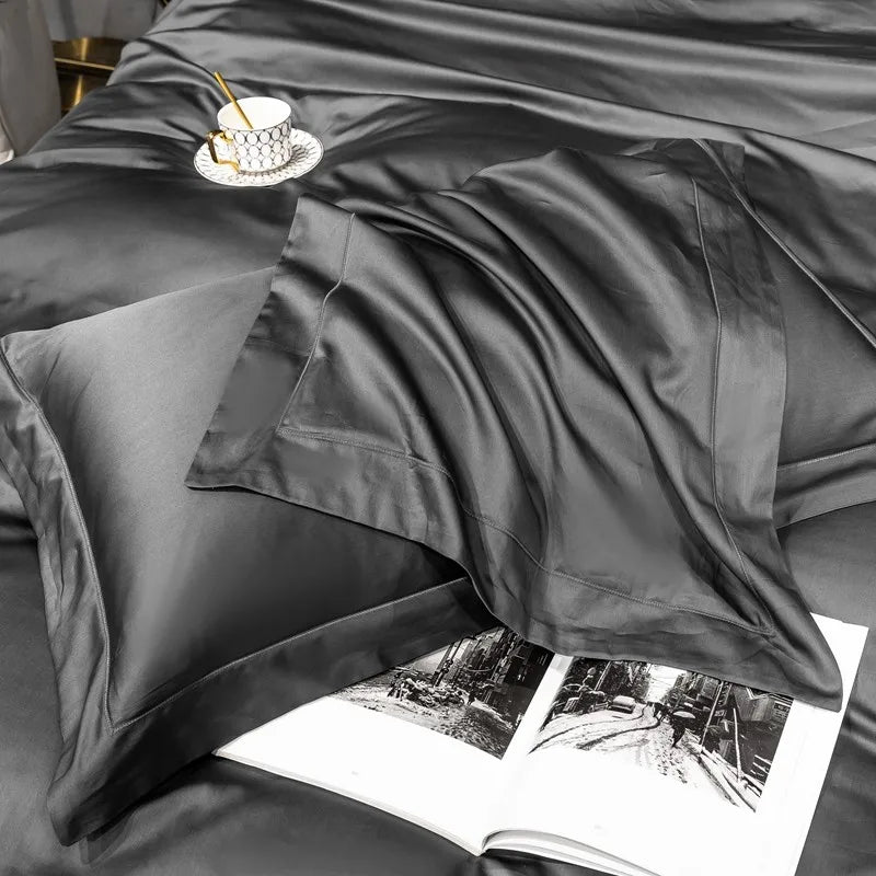 Exquisite Black Egyptian Cotton Bedding Collection DECORATIQ | Home&Decor