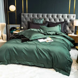 Sophisticated Green Egyptian Cotton Bedding Set DECORATIQ | Home&Decor