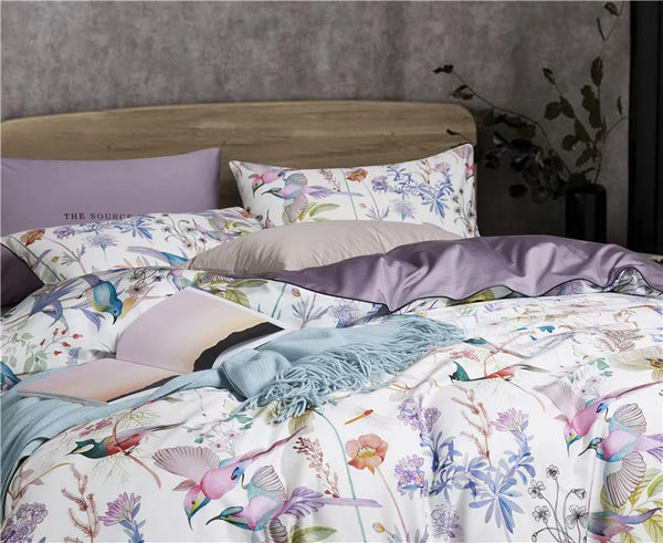 Ethereal Hummingbird Egyptian Cotton Bedding