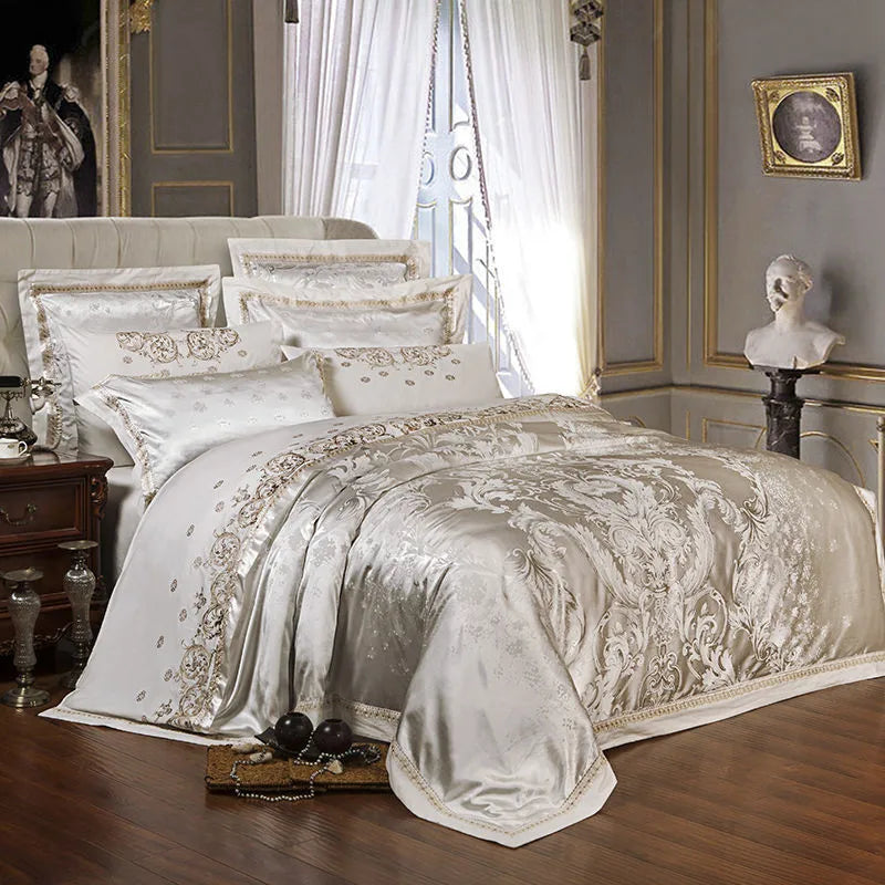 Platinum Perfection Jacquard Bedding Set DECORATIQ | Home&Decor