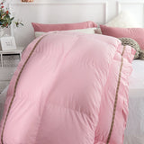 Powder Pink Cotton Bed Set DECORATIQ | Home&Decor