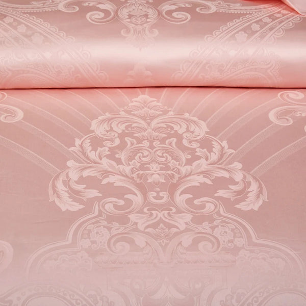 Rose Radiance Egyptian Cotton Jacquard Bedding Set