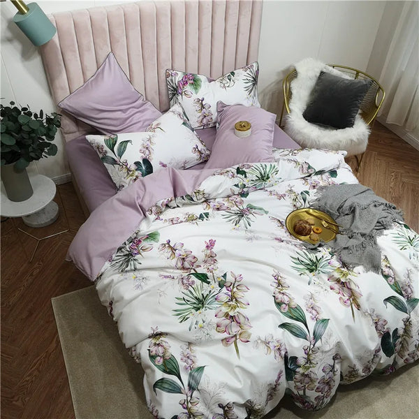 Pure Floral Egyptian Cotton Set