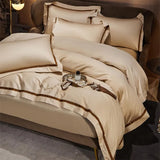 Golden Serenity Cotton Bedding Set DECORATIQ | Home&Decor