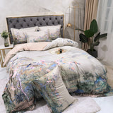 Creamy Landscape Egyptian Cotton Bedding Set DECORATIQ | Home&Decor