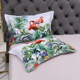 Tropical Flamingo Egyptian Cotton Bedding Set DECORATIQ | Home&Decor