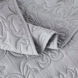 Dove Grey Cotton Bed Set DECORATIQ | Home&Decor