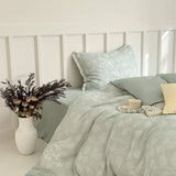 Soft Mint Bamboo Bedding Set DECORATIQ | Home&Decor