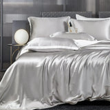 Silver Silk Elegance Bedding Set DECORATIQ | Home&Decor