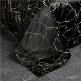 Black & Gold Crackle Luxury Bedding Set DECORATIQ | Home&Decor