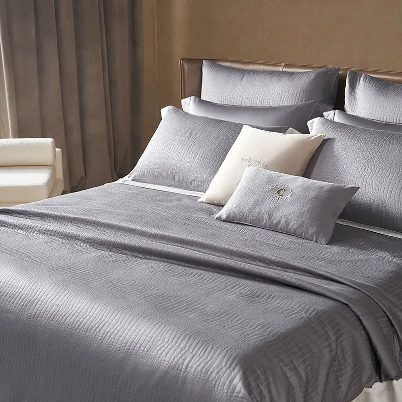 Smoky Retreat Egyptian Cotton Linens DECORATIQ | Home&Decor