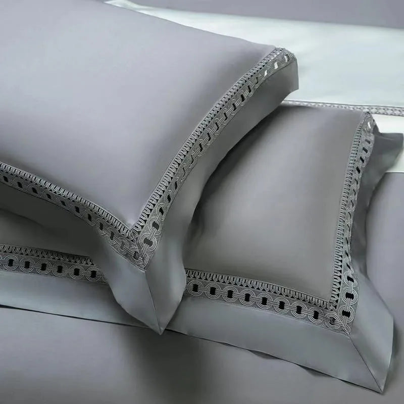 Elegant Gray Harmony Bedding Set DECORATIQ | Home&Decor