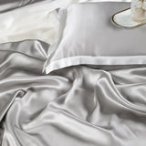 Silver Silk Elegance Bedding Set DECORATIQ | Home&Decor