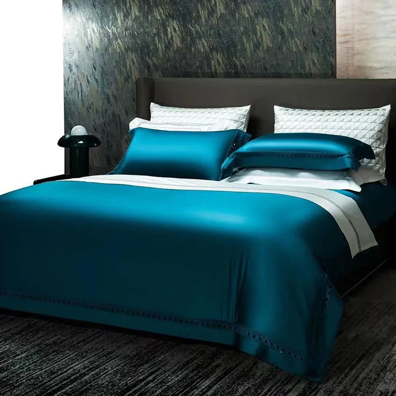 Royal Blue Elegance Bedding Set DECORATIQ | Home&Decor