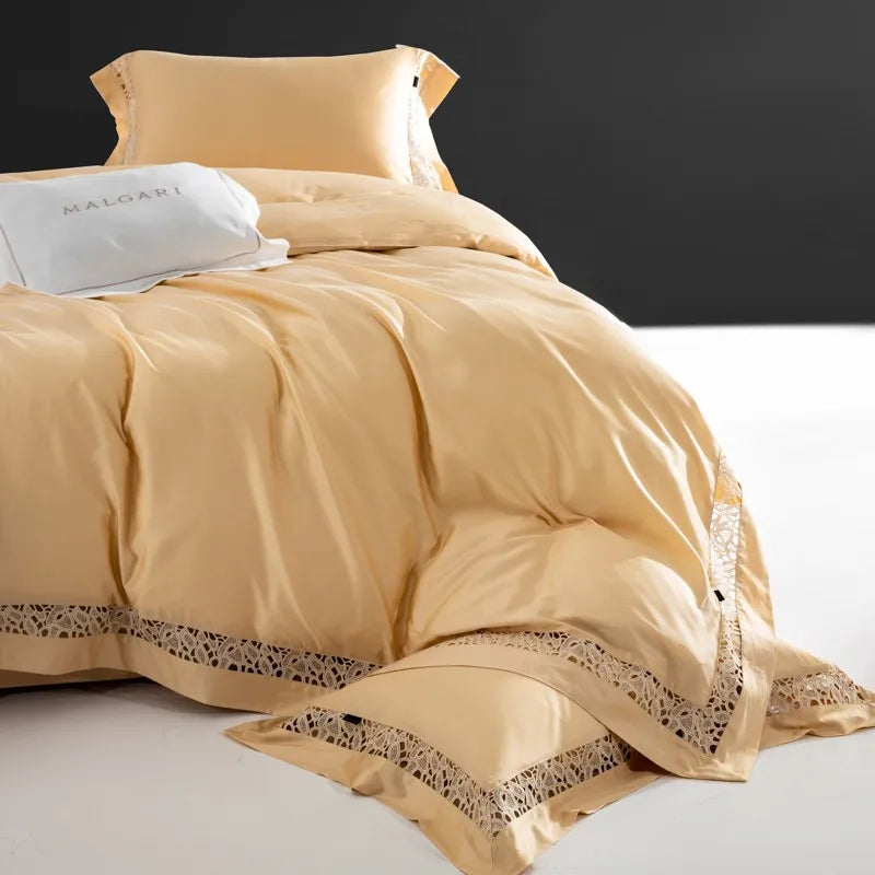 Saffron Lullaby Lyocell Linens DECORATIQ | Home&Decor