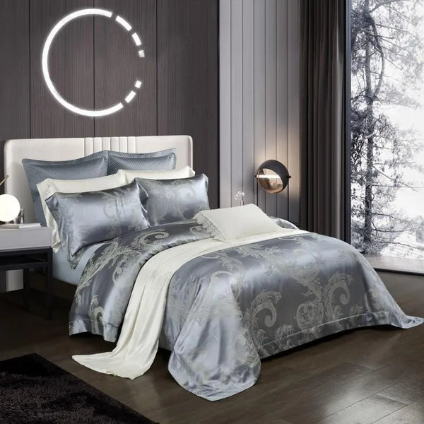 Silver Silk Prestige Bedding Set