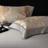 Golden Silver Harmony Bedding Set DECORATIQ | Home&Decor