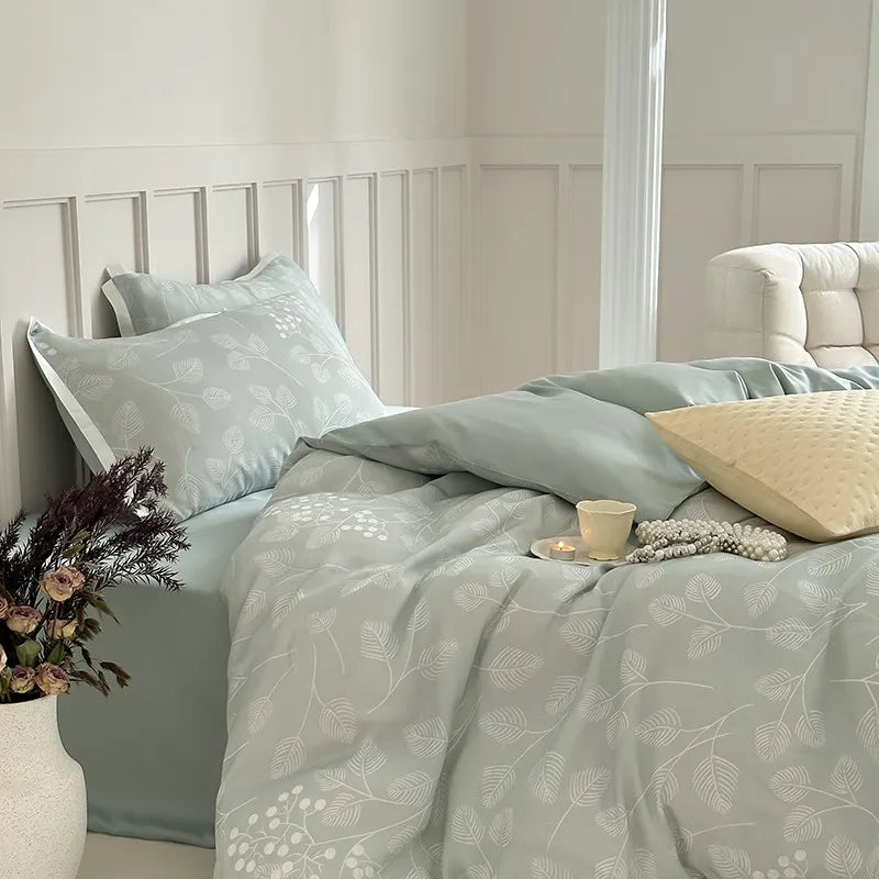 Soft Mint Bamboo Bedding Set DECORATIQ | Home&Decor