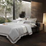 Light Gray Egyptian Cotton Serenity Bedding Set DECORATIQ | Home&Decor