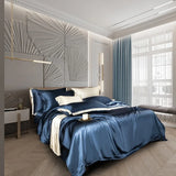 Deep Blue Silk Dreams Bedding Collection DECORATIQ | Home&Decor