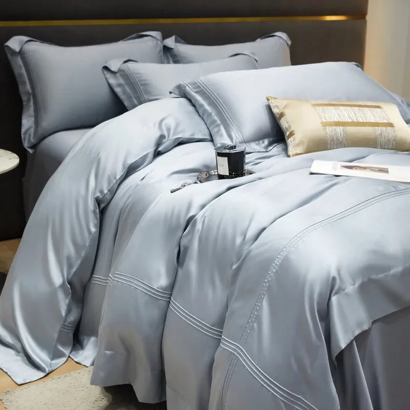 Heavenly Hue Lyocell Duvet Cover Set DECORATIQ | Home&Decor