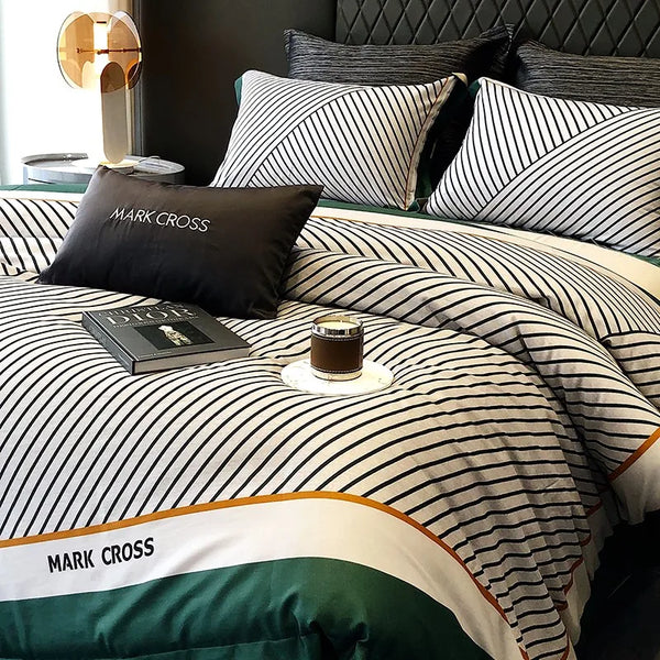 Green & Black Pinstripe Comfort