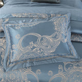 Radiant Rain Silk Jacquard Bedding Ensemble DECORATIQ | Home&Decor