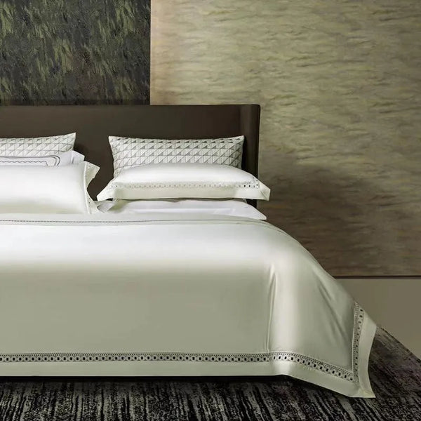 Pure White Tranquility Bedding Set