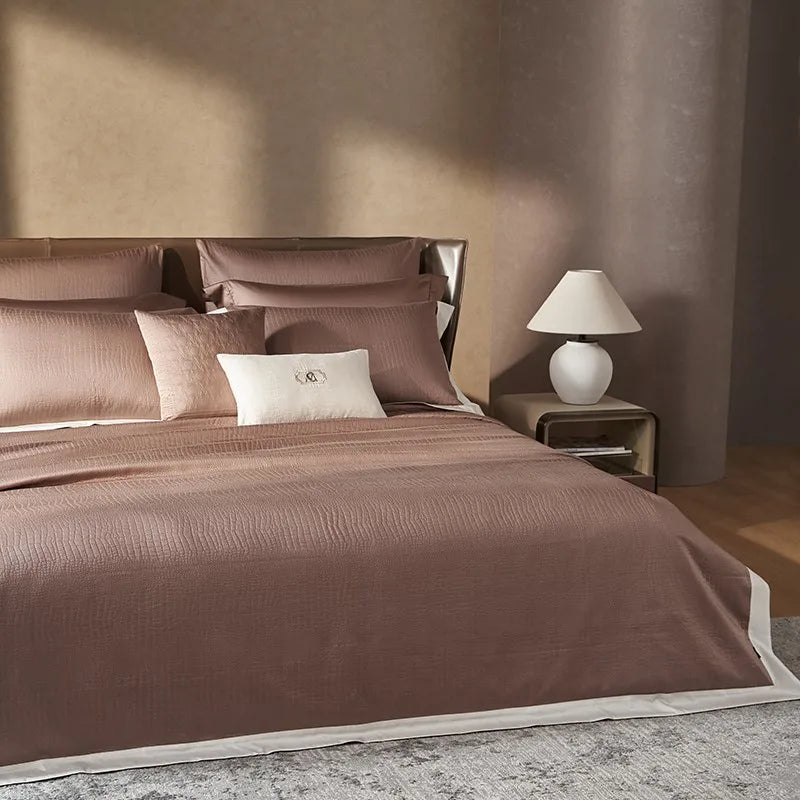 Cinnamon Oasis Egyptian Cotton Bedding DECORATIQ | Home&Decor