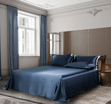 Deep Blue Silk Dreams Bedding Collection DECORATIQ | Home&Decor