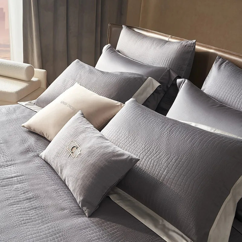 Smoky Retreat Egyptian Cotton Linens DECORATIQ | Home&Decor