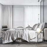 Silver Silk Elegance Bedding Set DECORATIQ | Home&Decor