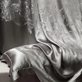 Crystalline Shimmer Cotton Sateen Bedding Ensemble DECORATIQ | Home&Decor