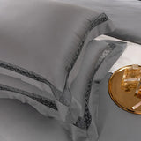 Gray Egyptian Cotton Luxe Bedding Set DECORATIQ | Home&Decor