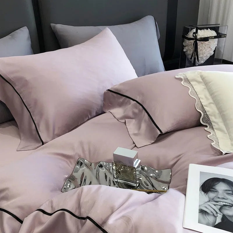 Soft Petal Cotton & Lyocell Duvet Cover DECORATIQ | Home&Decor