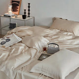 Beige Tranquility Lyocell Bedding Set DECORATIQ | Home&Decor