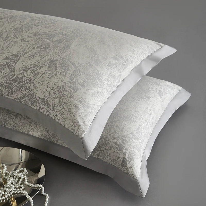 Metallic Silver Luster Bedding Set DECORATIQ | Home&Decor