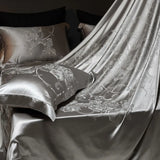 Crystalline Shimmer Cotton Sateen Bedding Ensemble DECORATIQ | Home&Decor