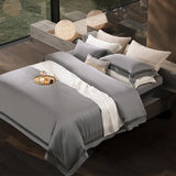 Gray Egyptian Cotton Luxe Bedding Set DECORATIQ | Home&Decor