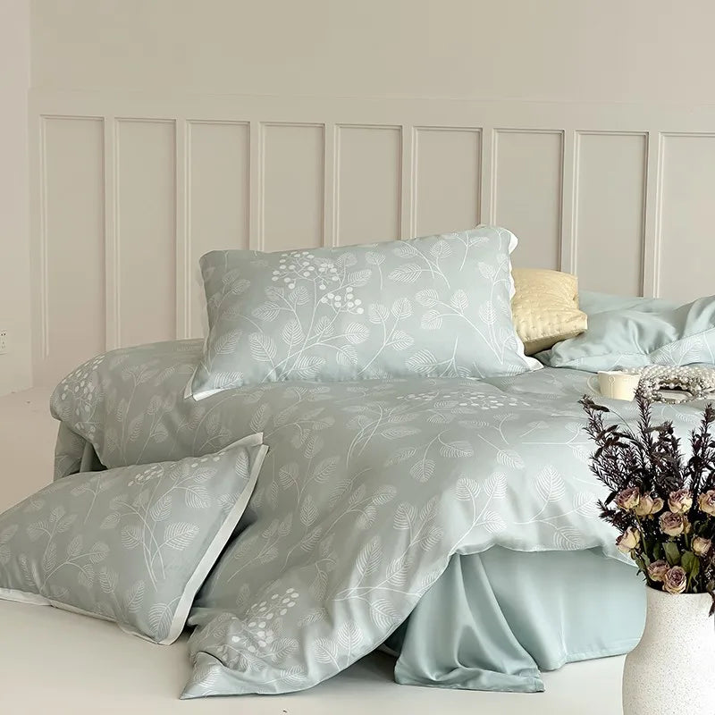 Soft Mint Bamboo Bedding Set DECORATIQ | Home&Decor