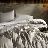 Silver Mist Lyocell Silk Bedding Set DECORATIQ | Home&Decor