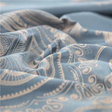 Radiant Rain Silk Jacquard Bedding Ensemble DECORATIQ | Home&Decor