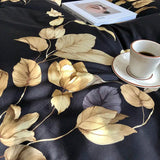 Golden Leaf Elegance Egyptian Cotton Set DECORATIQ | Home&Decor