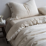 Warm Embrace Linen & Cotton Duvet Cover DECORATIQ | Home&Decor