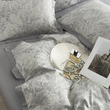 Metallic Silver Luster Bedding Set DECORATIQ | Home&Decor