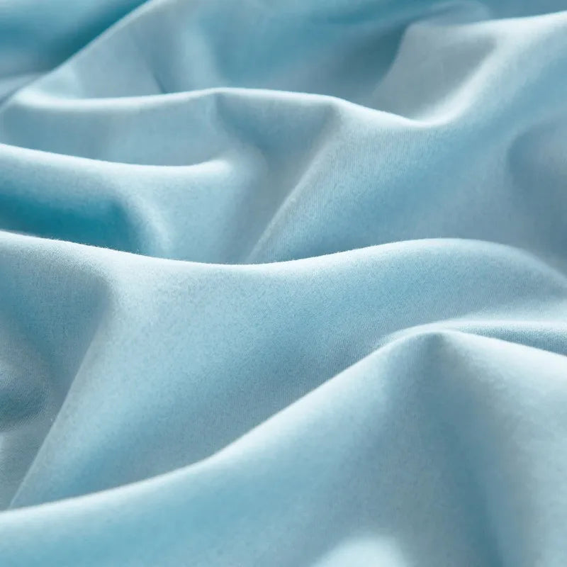 Azure Jacquard Satin Cotton Bedding Set DECORATIQ | Home&Decor