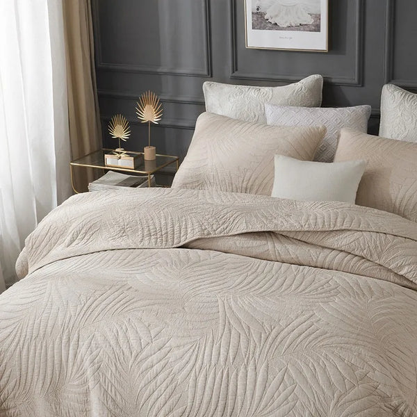 Cream Elegance Cotton Bedding Set